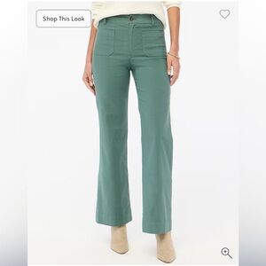 J.Crew Lizzie high-rise patch-pocket wide-leg pant